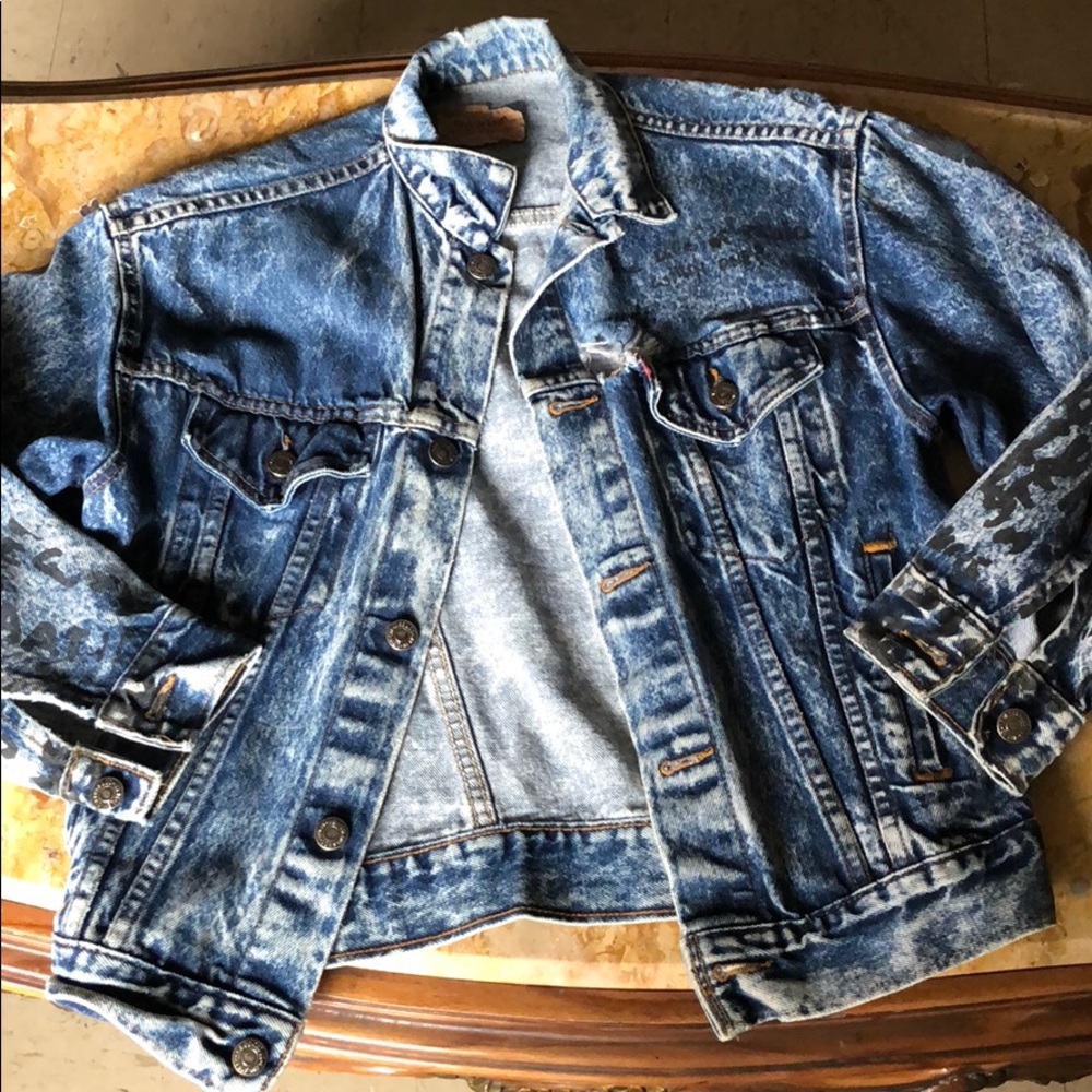 Distressed Denim Jacket